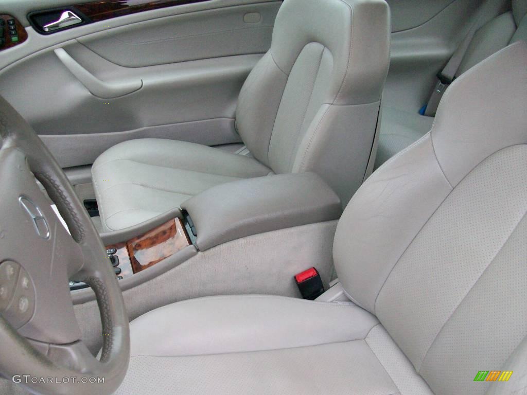 2002 CLK 320 Coupe - Mineral Green Metallic / Oyster photo #17