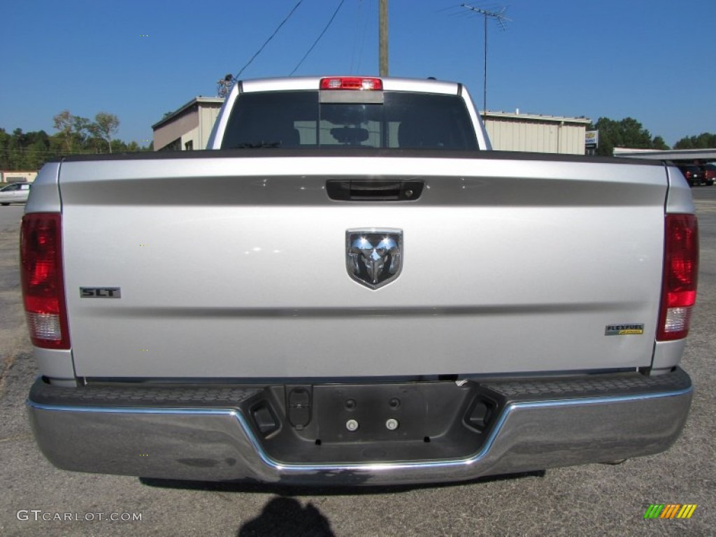 2011 Ram 1500 SLT Quad Cab - Bright Silver Metallic / Dark Slate Gray/Medium Graystone photo #6