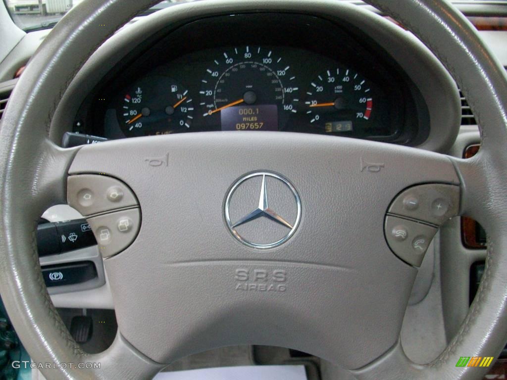 2002 CLK 320 Coupe - Mineral Green Metallic / Oyster photo #22