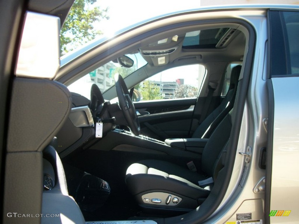 Black Interior 2012 Porsche Panamera V6 Photo #54125721