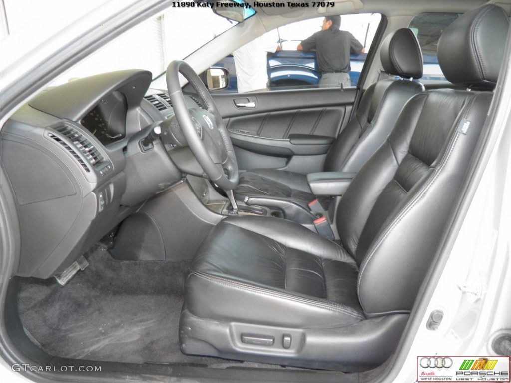 2006 Accord EX-L Sedan - Alabaster Silver Metallic / Black photo #7