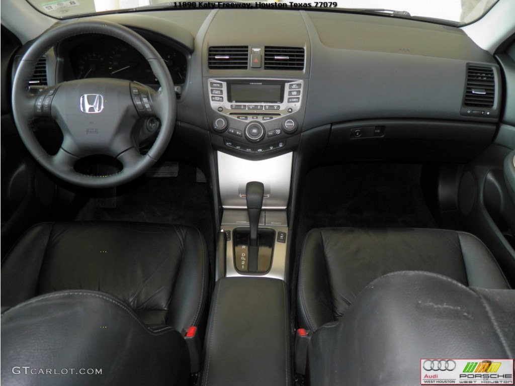 2006 Accord EX-L Sedan - Alabaster Silver Metallic / Black photo #14