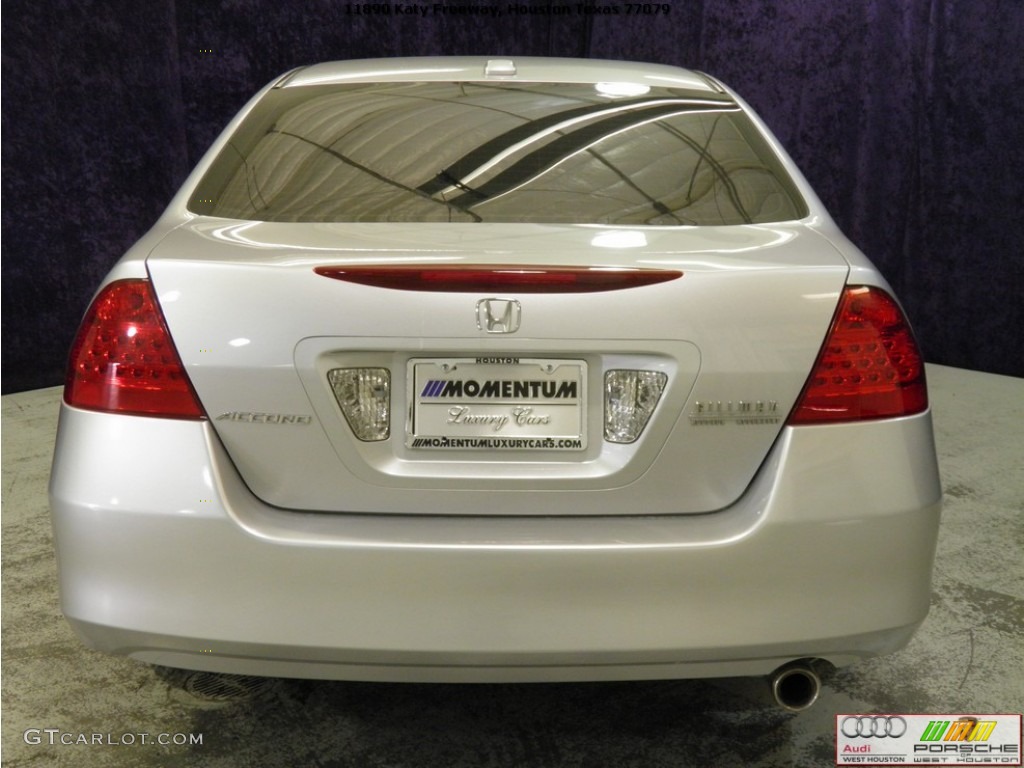 2006 Accord EX-L Sedan - Alabaster Silver Metallic / Black photo #19
