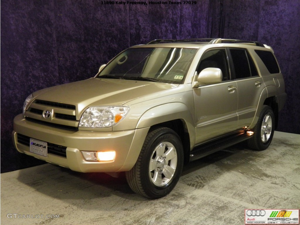 2005 4Runner Limited - Dorado Gold Pearl / Taupe photo #4