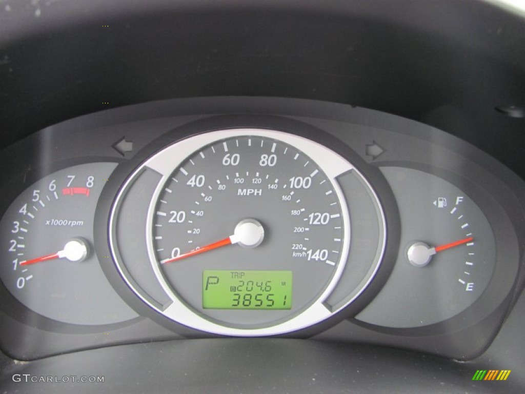 2009 Hyundai Tucson GLS Gauges Photo #54128343