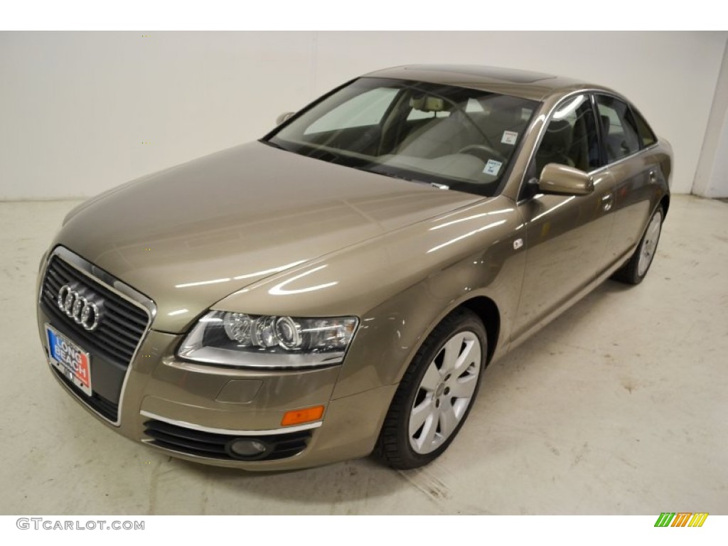 2005 A6 3.2 quattro Sedan - Dakar Beige Metallic / Beige photo #7