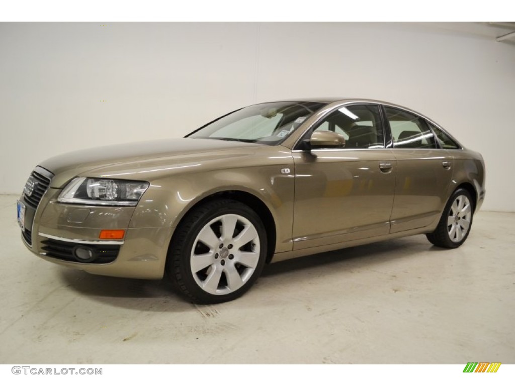 2005 A6 3.2 quattro Sedan - Dakar Beige Metallic / Beige photo #8
