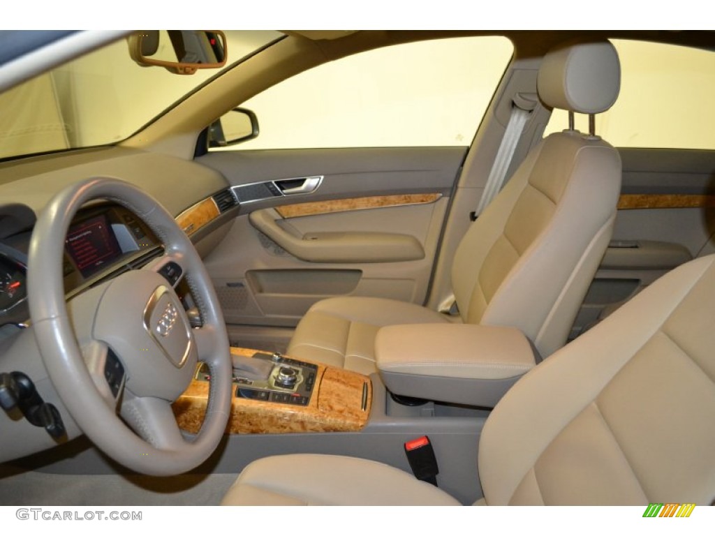 2005 A6 3.2 quattro Sedan - Dakar Beige Metallic / Beige photo #12
