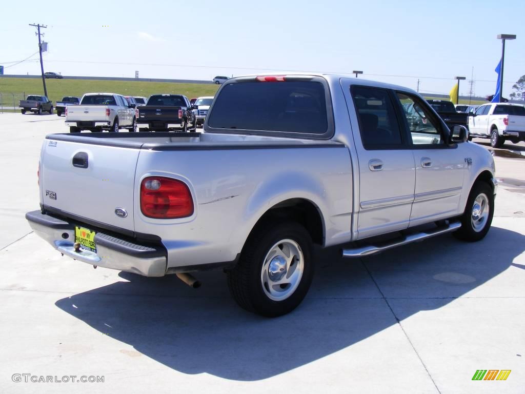 2003 F150 XLT SuperCrew - Silver Metallic / Medium Graphite Grey photo #6