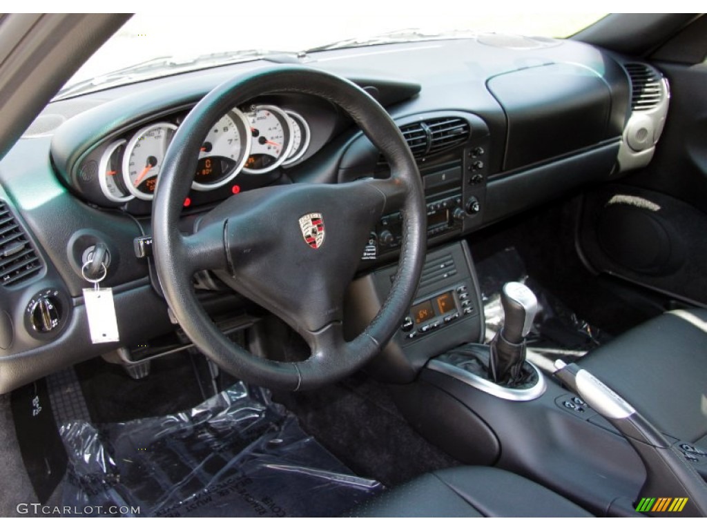2001 Porsche 911 Carrera Coupe Black Dashboard Photo #54130101