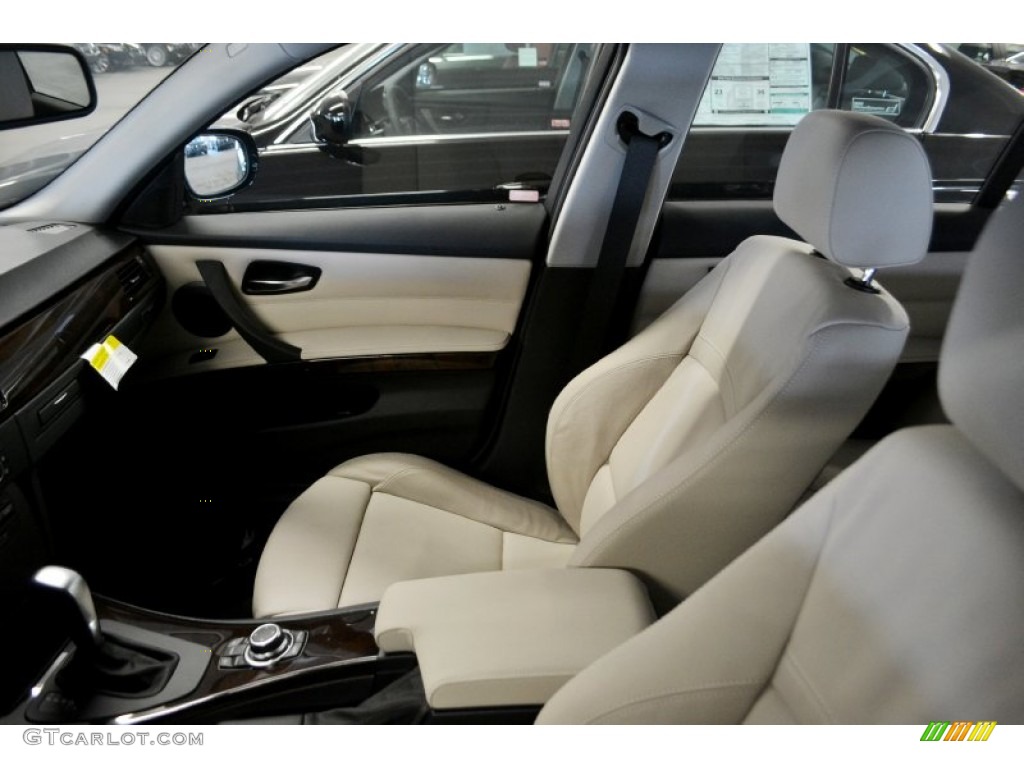 2011 3 Series 335i Sedan - Jet Black / Oyster/Black Dakota Leather photo #5