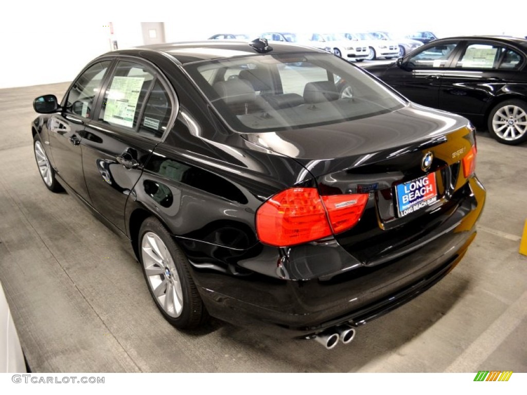 2011 3 Series 328i Sedan - Jet Black / Black Dakota Leather photo #3