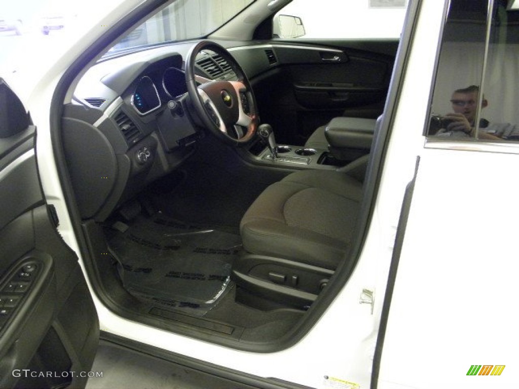 2011 Traverse LT AWD - White / Ebony/Ebony photo #6