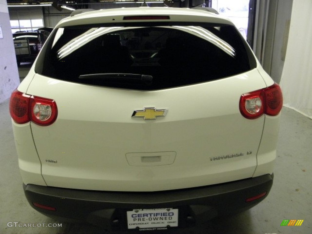 2011 Traverse LT AWD - White / Ebony/Ebony photo #15