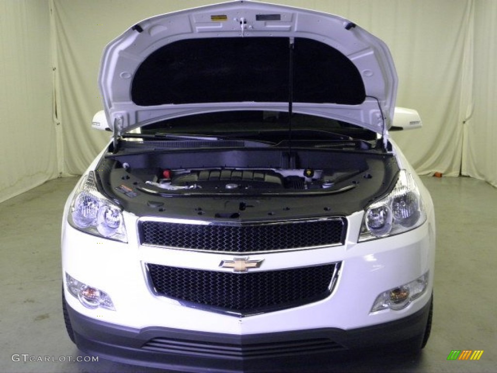 2011 Traverse LT AWD - White / Ebony/Ebony photo #21