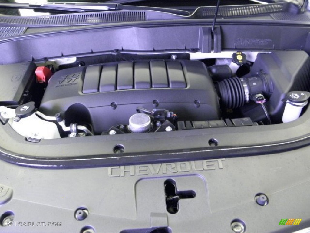 2011 Traverse LT AWD - White / Ebony/Ebony photo #22