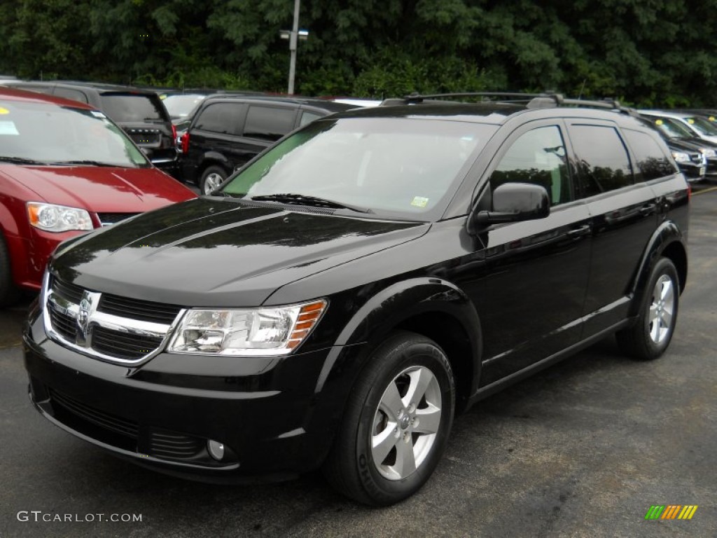 Brilliant Black Crystal Pearl 2010 Dodge Journey SXT Exterior Photo #54131205
