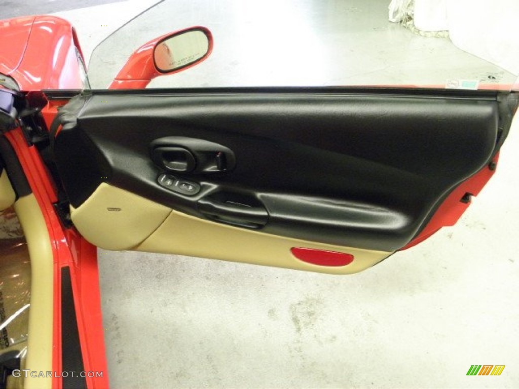 2003 Chevrolet Corvette Coupe Light Oak Door Panel Photo #54131241