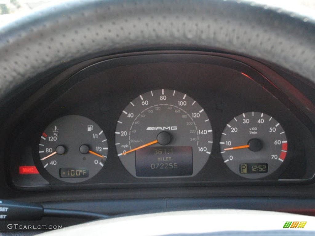 2002 Mercedes-Benz CLK 55 AMG Cabriolet Gauges Photo #54132591