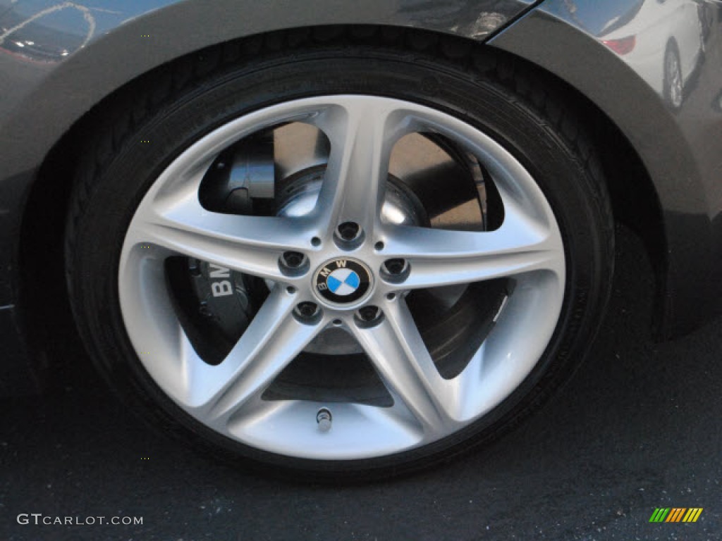 2008 1 Series 135i Coupe - Sparkling Graphite Metallic / Grey photo #3