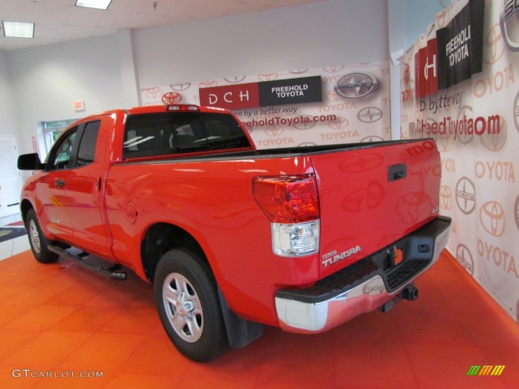 2010 Tundra Double Cab 4x4 - Radiant Red / Sand Beige photo #6