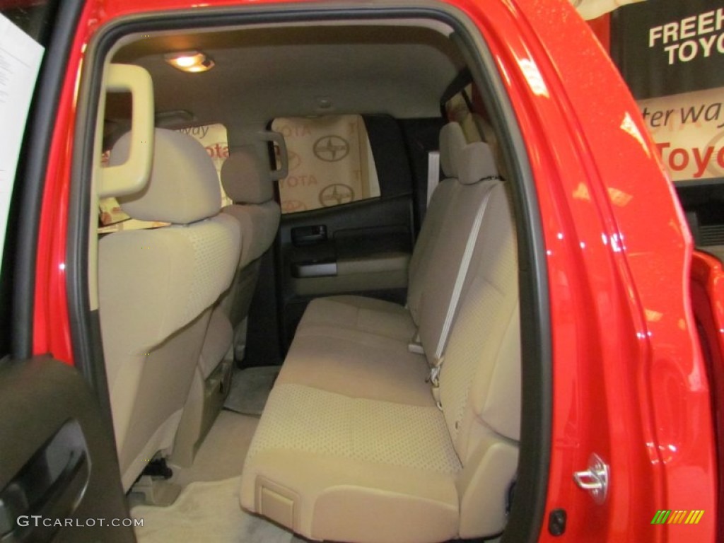 2010 Tundra Double Cab 4x4 - Radiant Red / Sand Beige photo #10