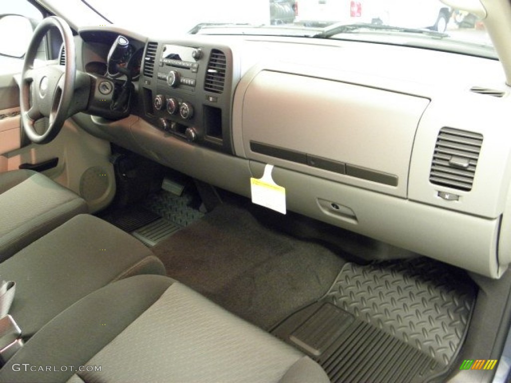 2012 Silverado 1500 Work Truck Extended Cab - Blue Granite Metallic / Dark Titanium photo #7