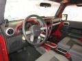 2008 Flame Red Jeep Wrangler Unlimited X 4x4  photo #13