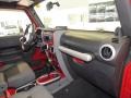 2008 Flame Red Jeep Wrangler Unlimited X 4x4  photo #25