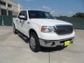 2007 Oxford White Ford F150 Lariat SuperCrew 4x4  photo #1