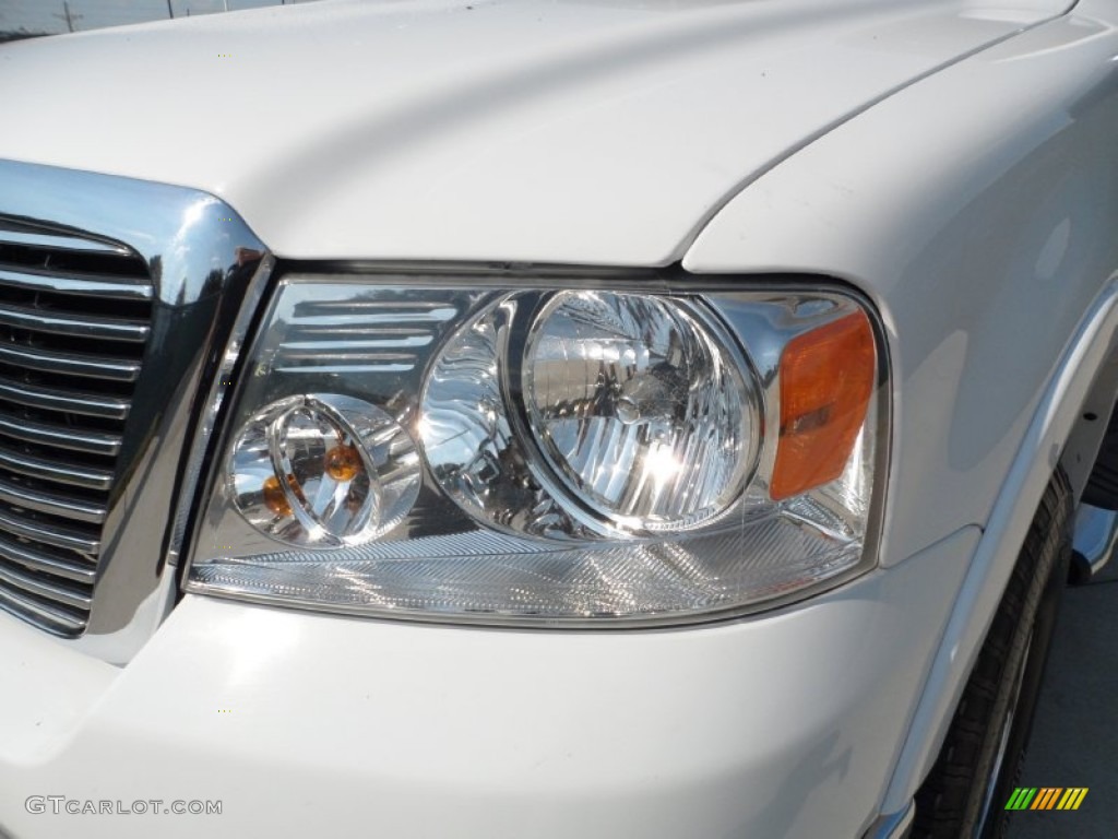 2007 F150 Lariat SuperCrew 4x4 - Oxford White / Black photo #10