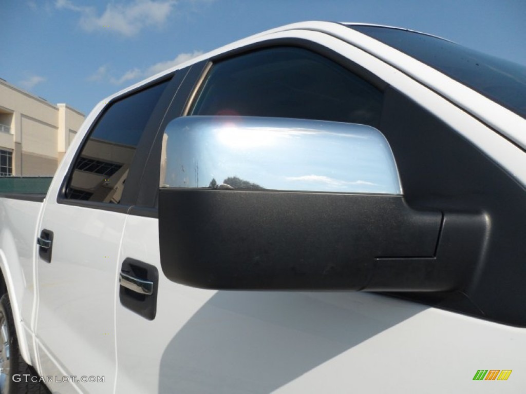 2007 F150 Lariat SuperCrew 4x4 - Oxford White / Black photo #17
