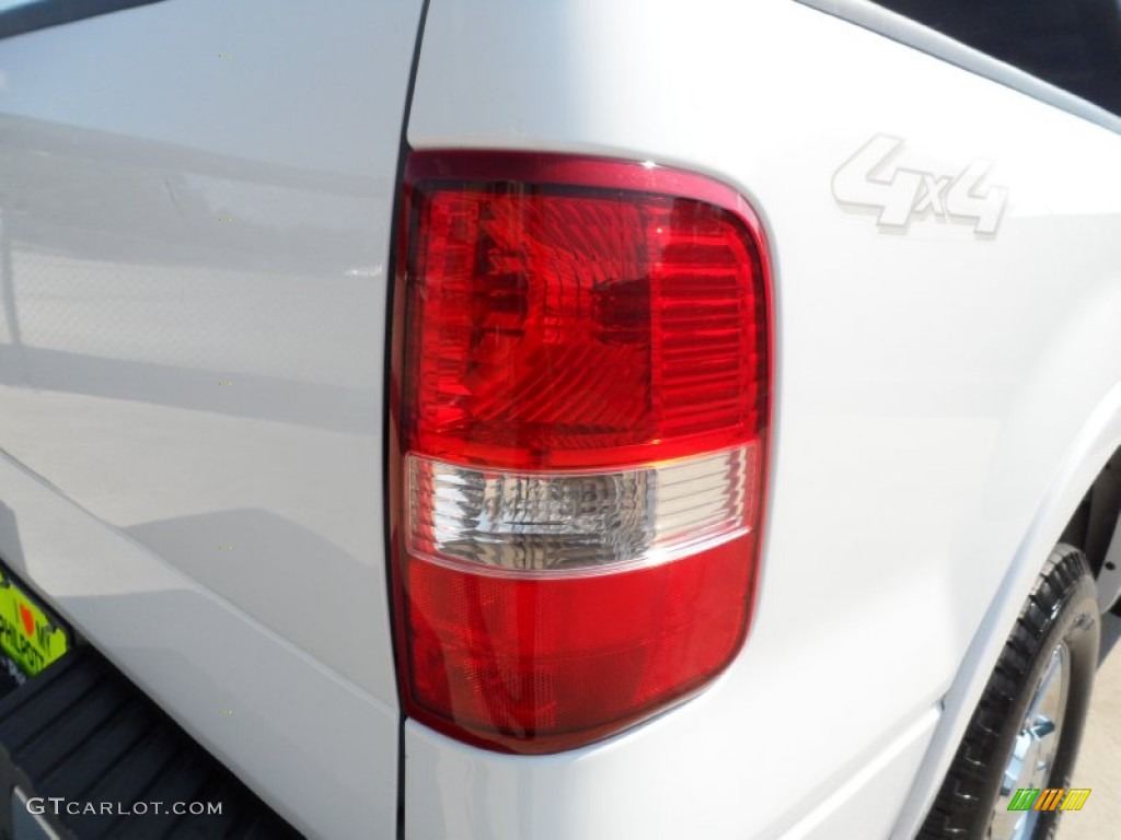 2007 F150 Lariat SuperCrew 4x4 - Oxford White / Black photo #20