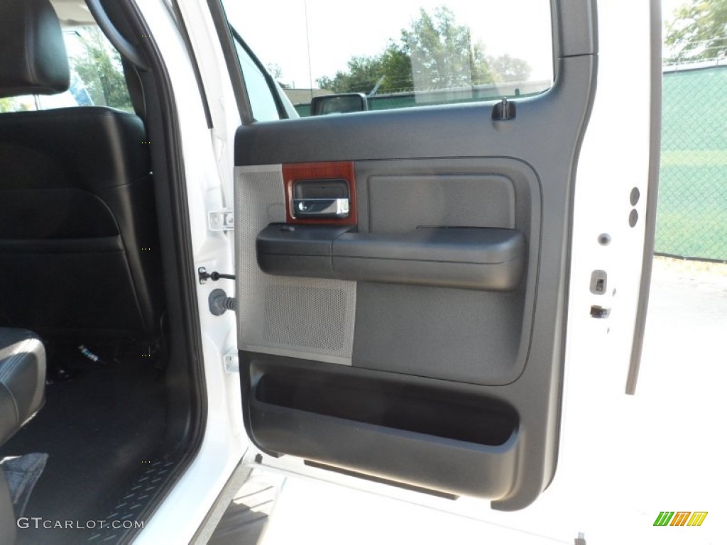 2007 F150 Lariat SuperCrew 4x4 - Oxford White / Black photo #29