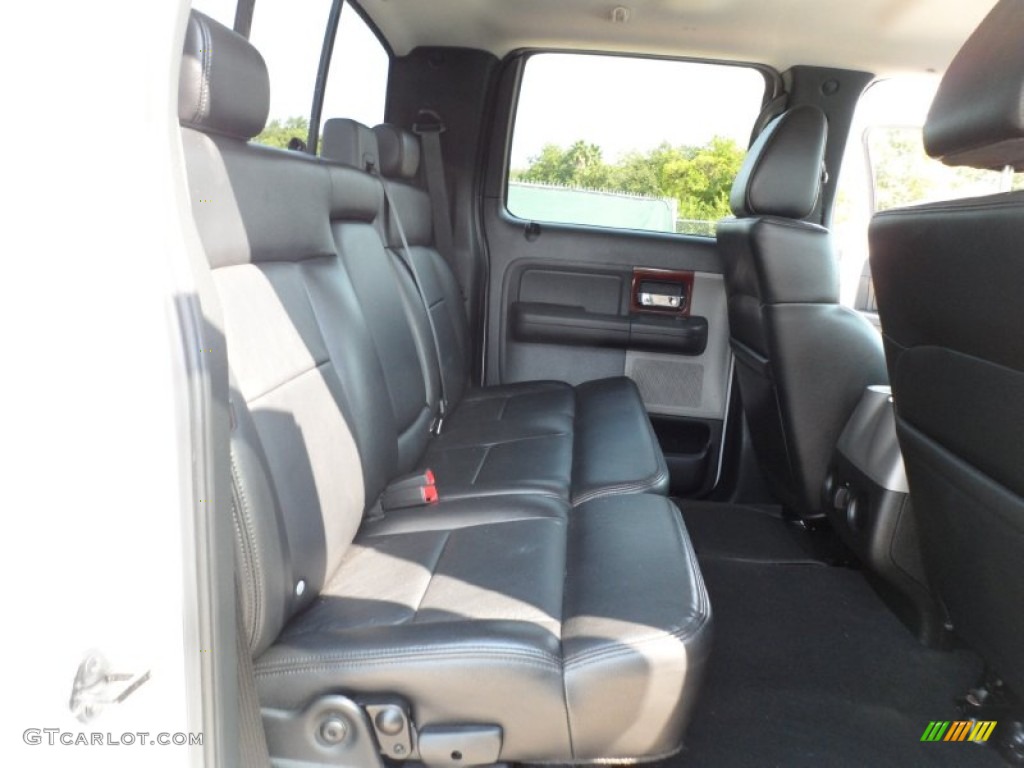 2007 F150 Lariat SuperCrew 4x4 - Oxford White / Black photo #30
