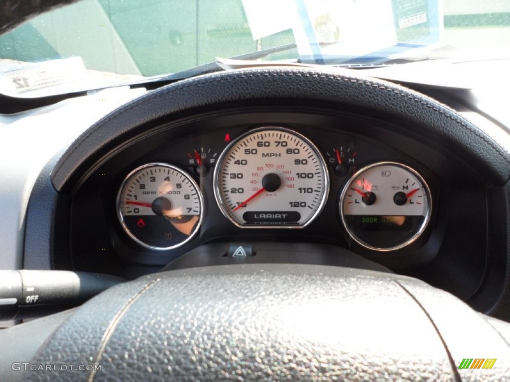 2007 F150 Lariat SuperCrew 4x4 - Oxford White / Black photo #45