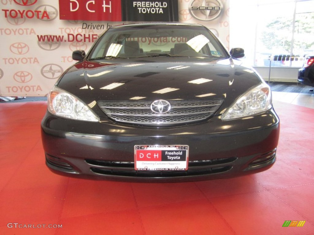 2004 Camry LE V6 - Black / Stone photo #2