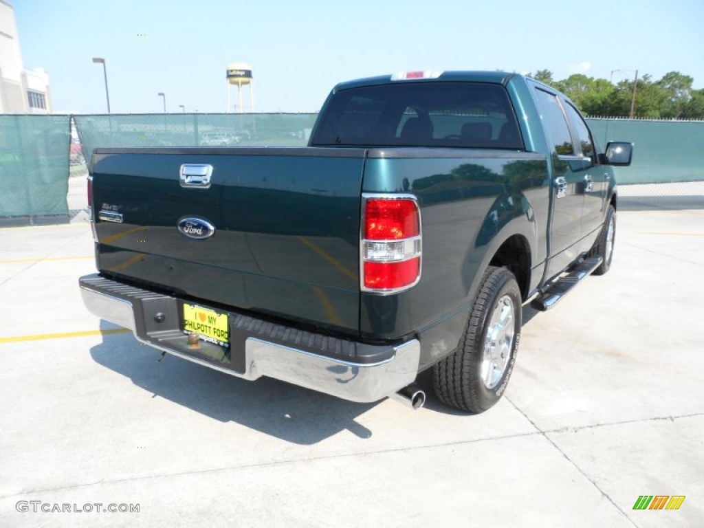 2008 F150 XLT SuperCrew - Forest Green Metallic / Medium/Dark Flint photo #3