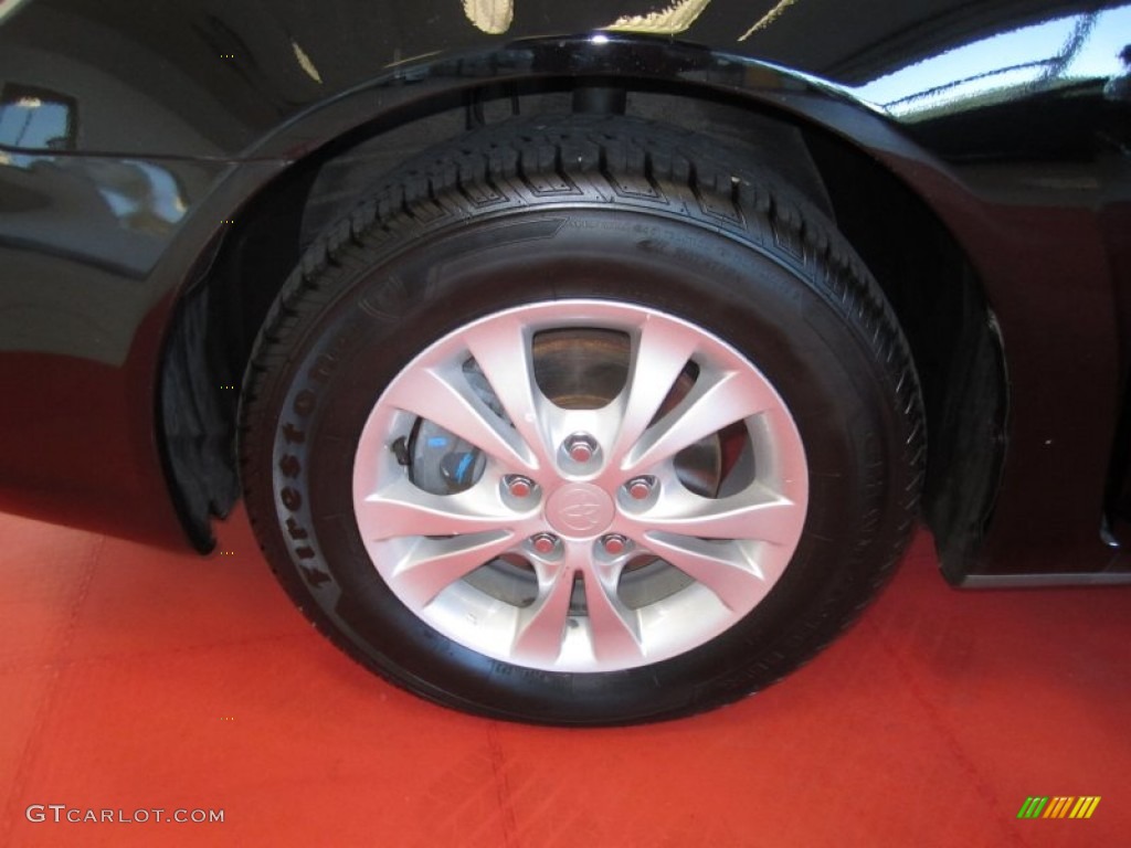 2004 Camry LE V6 - Black / Stone photo #7