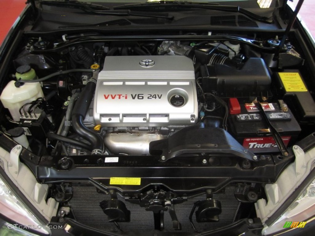 2004 Camry LE V6 - Black / Stone photo #26