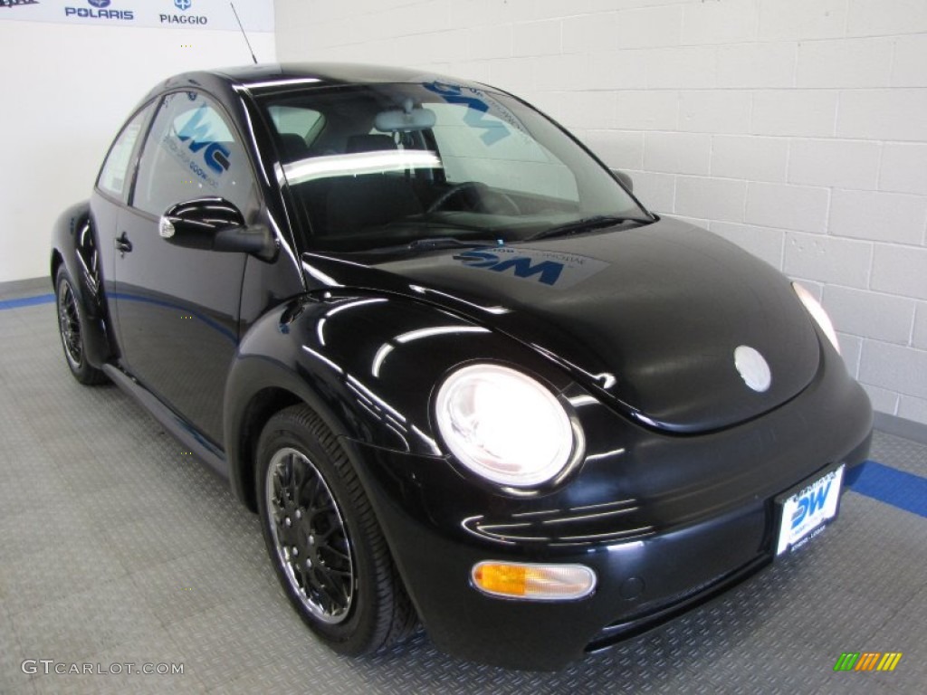 2004 New Beetle GL Coupe - Black / Black photo #1
