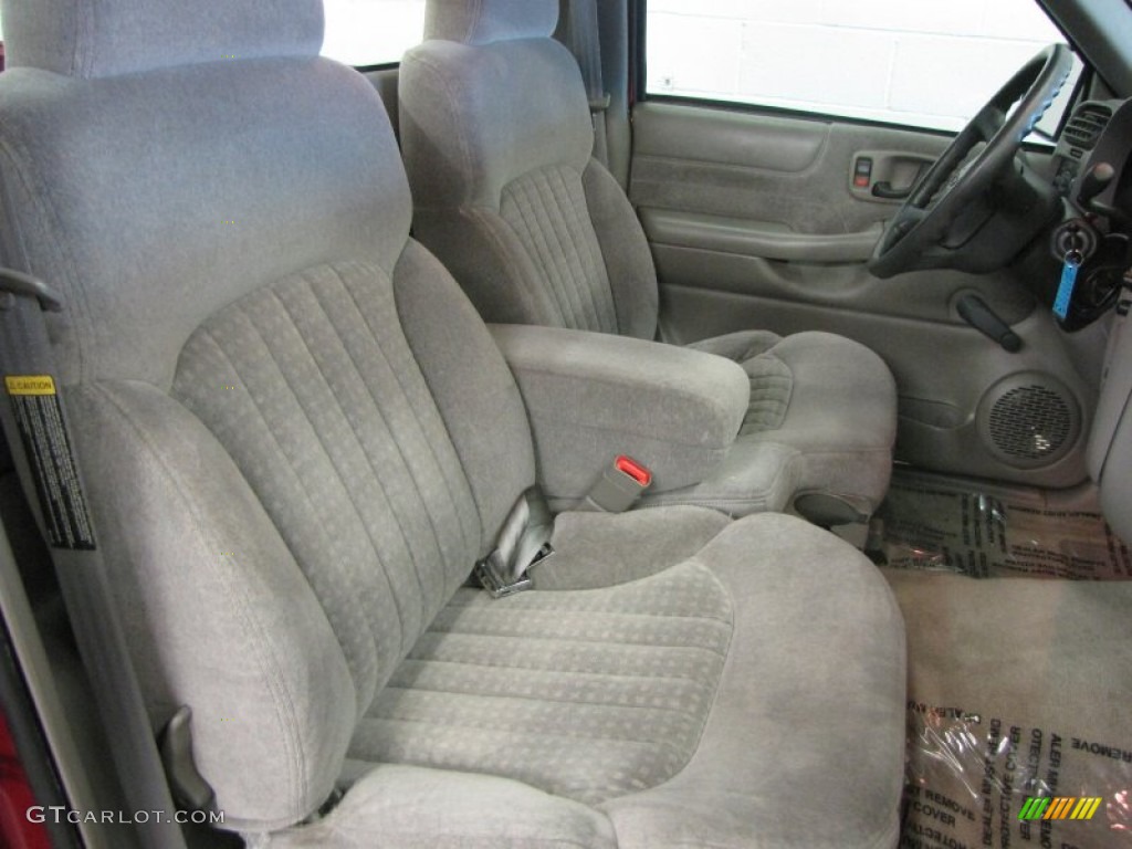 Medium Gray Interior 2001 Chevrolet S10 LS Regular Cab Photo #54137538