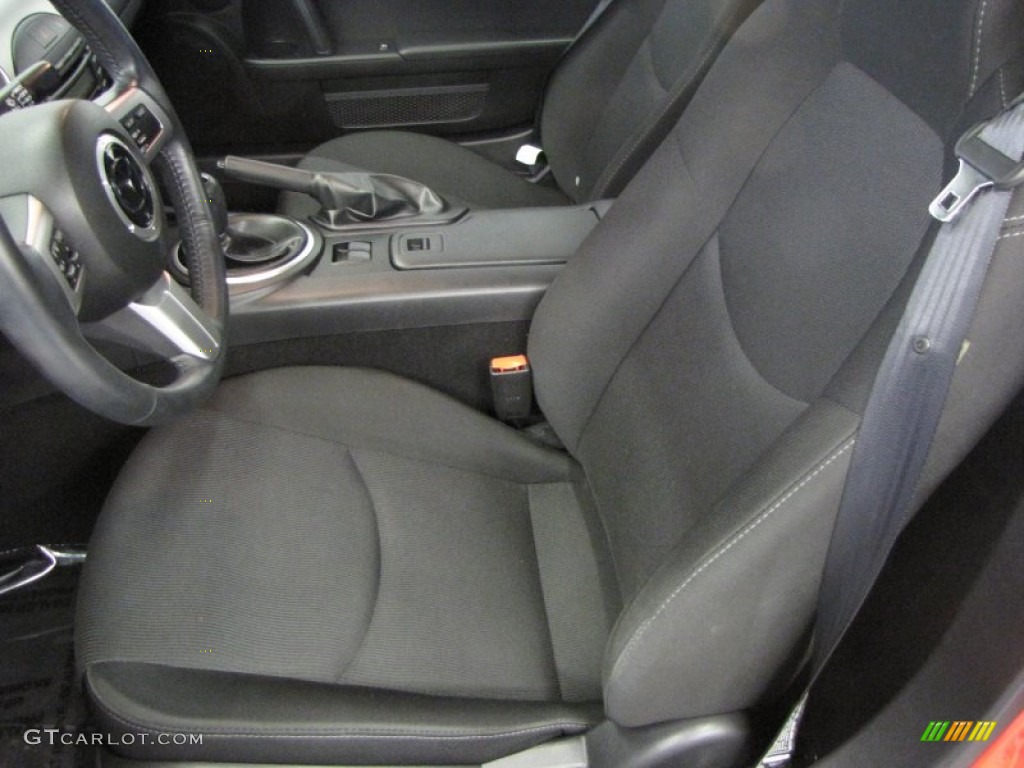 Black Interior 2009 Mazda MX-5 Miata Touring Roadster Photo #54138591