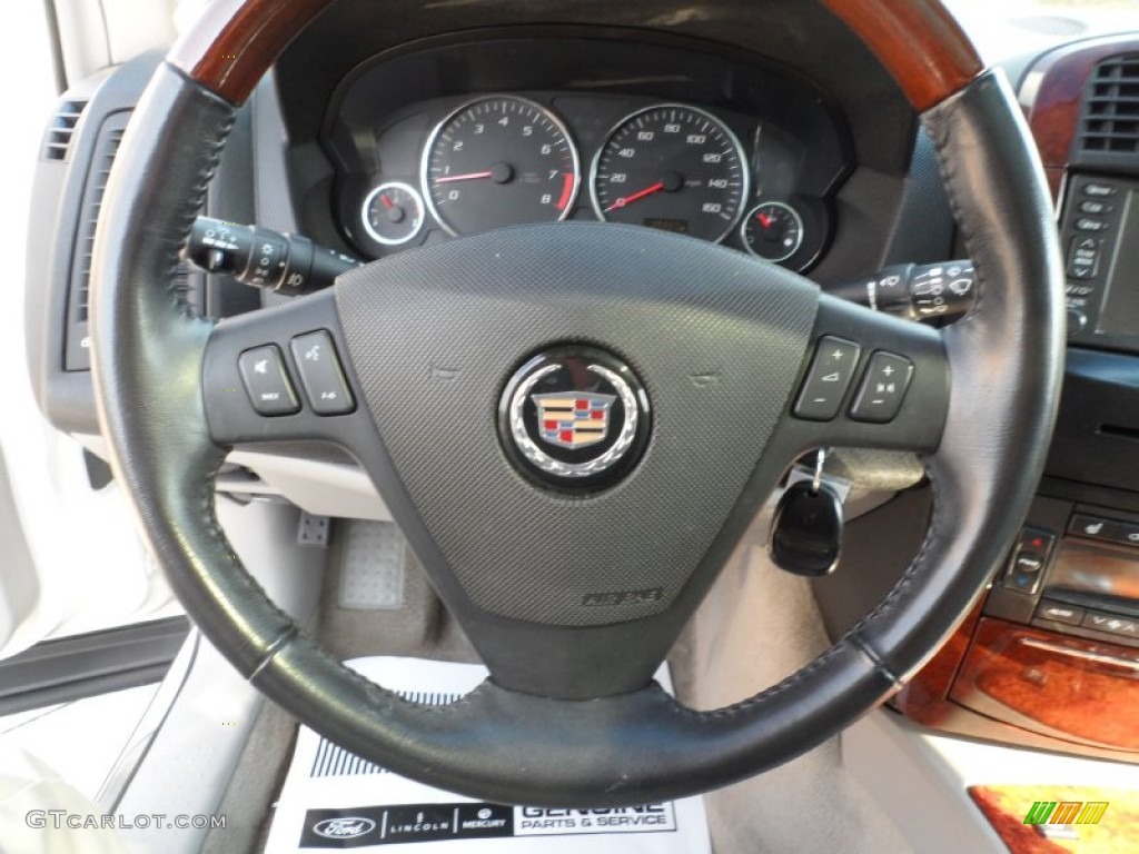 2006 Cadillac SRX V8 Cashmere Steering Wheel Photo #54140274