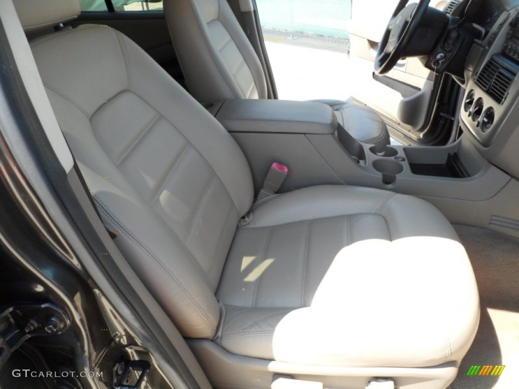 2005 Explorer XLT - Mineral Grey Metallic / Medium Parchment photo #24