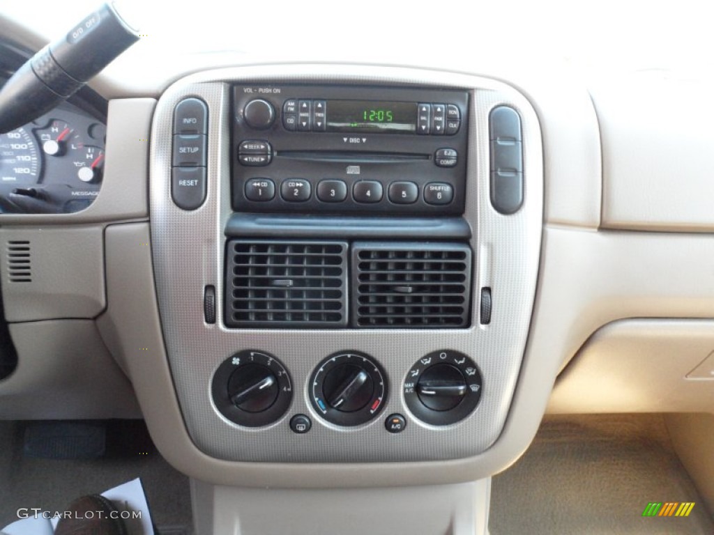 2005 Explorer XLT - Mineral Grey Metallic / Medium Parchment photo #36