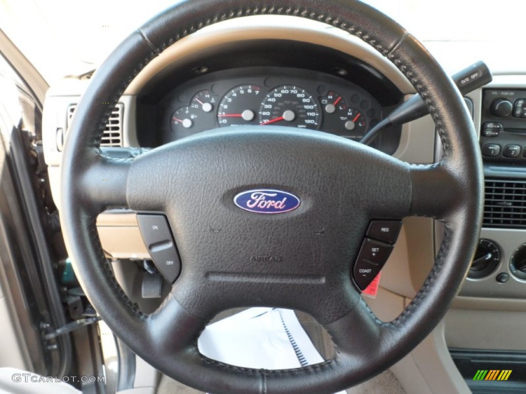 2005 Explorer XLT - Mineral Grey Metallic / Medium Parchment photo #39