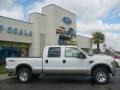 2008 Oxford White Ford F250 Super Duty Lariat Crew Cab 4x4  photo #2