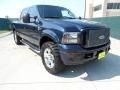 True Blue Metallic 2005 Ford F250 Super Duty Harley Davidson Crew Cab 4x4 Exterior