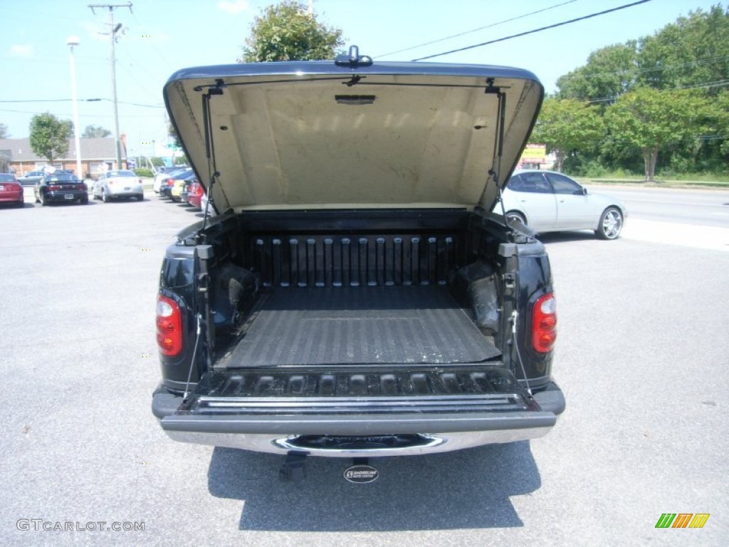 2002 F150 XLT SuperCrew - Black / Dark Graphite photo #5